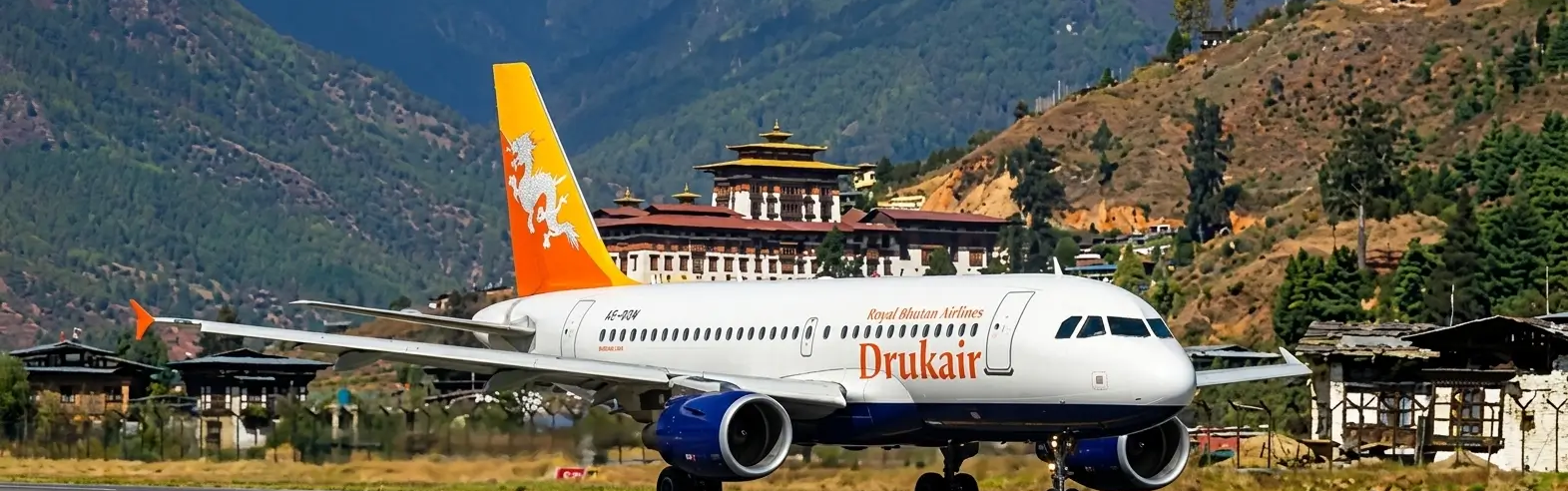 ouchdown in the Realm of the Dragon. Experience the World's Most Exclusive Aviation Descent Into the Heart of Bhutan.
