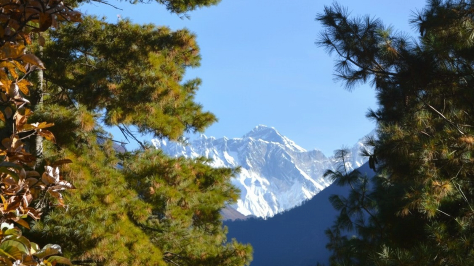 Witness Your First Majestic View of Mt. Everest Above Namche Bazaar.