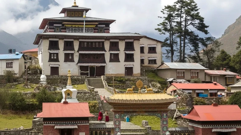 Explore Historic Tengboche Monastery on the Everest Base Camp Trail.