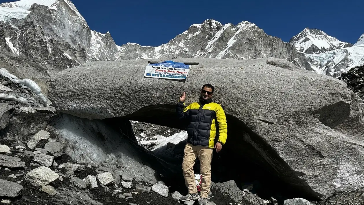 Expert EBC guide Deependra Simkhada 100+ successful Everest Base Camp treks