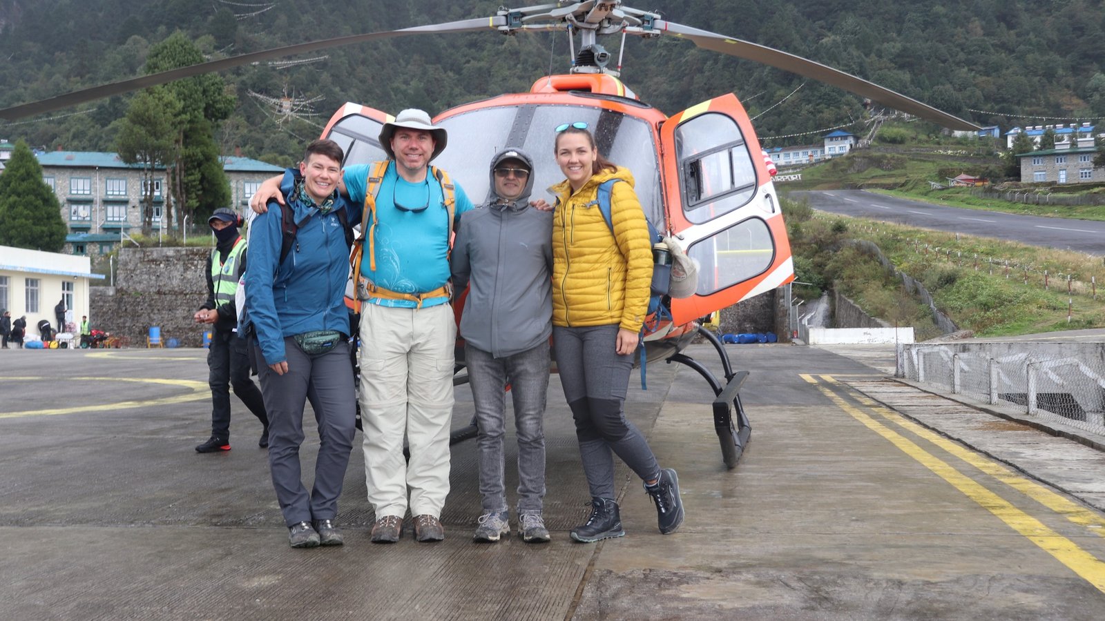 Helicopter transport for Everest trekking adventures