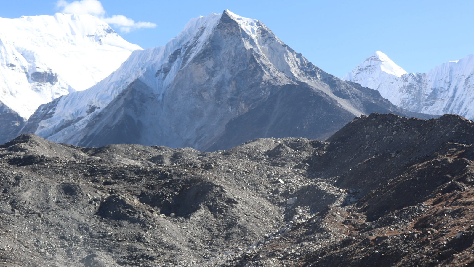 Island Peak (Imja Tse) Everest region Nepal popular trekking peak near Everest Base Camp Himalayas with panoramic mountain views glacier landscape high altitude climbing adventure