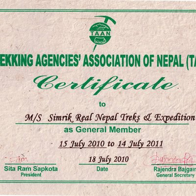 Trekking Agencies' Association of Nepal (TAAN)