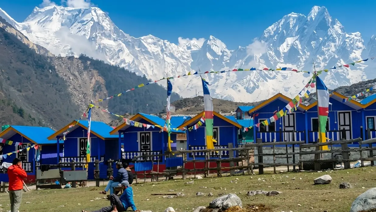 Tea-house Accommodation in Bhimtang on the Manaslu Circuit Trek