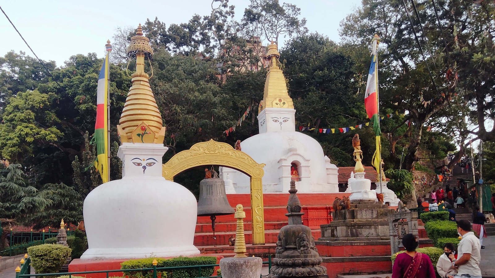 Top things to do in Kathmandu visit Swayambhunath Monkey Temple